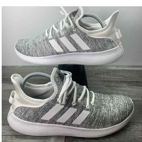 adidas Shoes - Adidas Cloudfoam Pure 2.0 Womens Size 11 Running Shoes Grey White IF3393